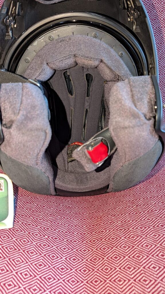 Shoei Multitec — Interior reabilitado