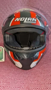 Capacete Nolan depois da reparação — fotografia 1