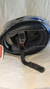Shoei Azul antes da reparação — fotografia 6