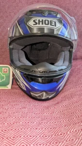 Shoei Azul depois da reparação — fotografia 1